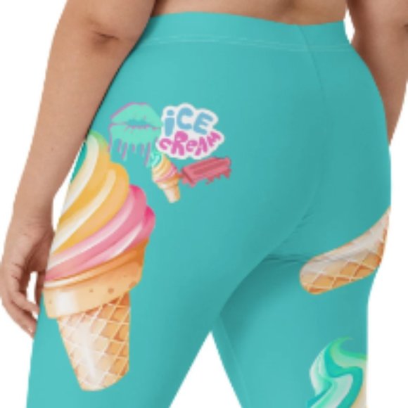 Woman's Ice Cream Leggings - Picture 3 of 4
